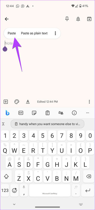 Android-Paste-text-462x1024-1 4 طرق سهلة لنسخ ولصق النص على Android