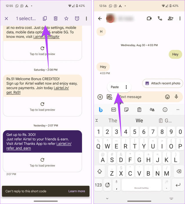 Android-messages-copy-text-934x1024-1 4 طرق سهلة لنسخ ولصق النص على Android