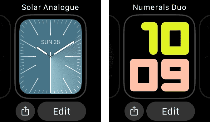 Apple-Watch-face-change-from-watch كيفية تغيير وجه Apple Watch من iPhone أو Watch