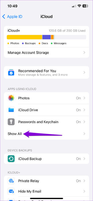 Apps-Using-iCloud-474x1024-1 أفضل 7 إصلاحات لمشكلة توقف iPhone عند تنزيل الرسائل من iCloud