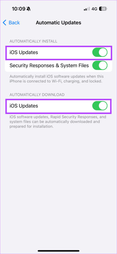 Automatic-Updates-iPhone كيفية تمكين واستخدام حماية الجهاز المسروق على iPhone