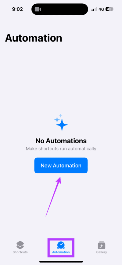 Automation-Shortcut-App كيفية عرض صور الكاميرا فقط على iPhone
