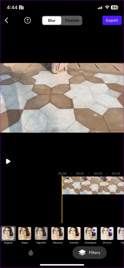 Blur-Part-of-a-Video-or-Screen-Recording-on-iPhone-11-710x1536-1 كيفية عمل ضبابية وطمس مقطع فيديو أو تسجيل الشاشة على iPhone