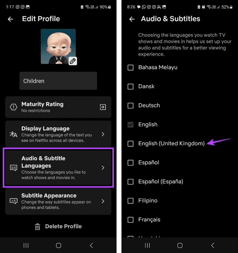 Change-Netflix-subtitle-language كيفية تغيير لغة Netflix على أي جهاز