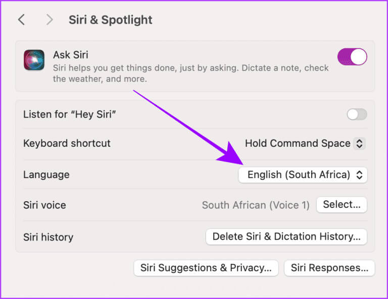 Change-Siri-Language-on-Mac-768x593-1 كيفية تغيير كلمة تنبيه Siri من "Hey Siri" إلى "Siri" على جميع الأجهزة