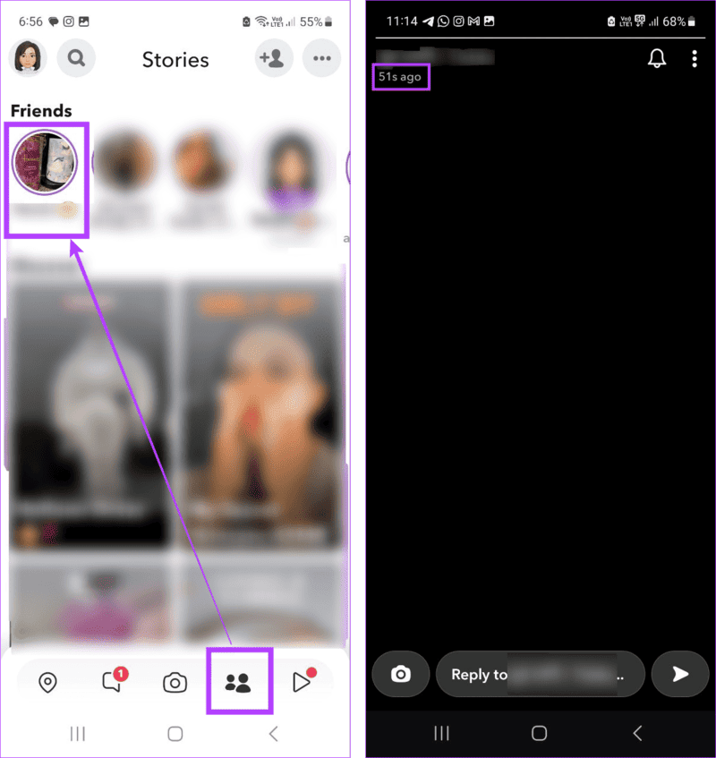 Check-Friend-Story هل يمكنك معرفة آخر مرة كان فيها شخص ما نشطًا على Snapchat؟