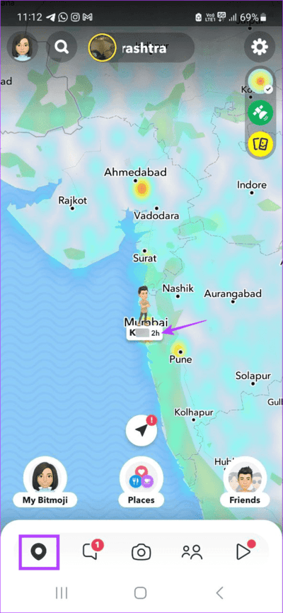 Check-Snap-map-for-last-seen هل يمكنك معرفة آخر مرة كان فيها شخص ما نشطًا على Snapchat؟