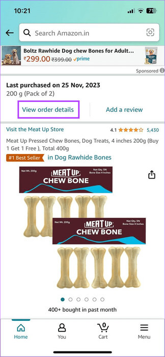 Check-order-details-1 كيفية العثور عن سجل طلبات Amazon وتنزيله