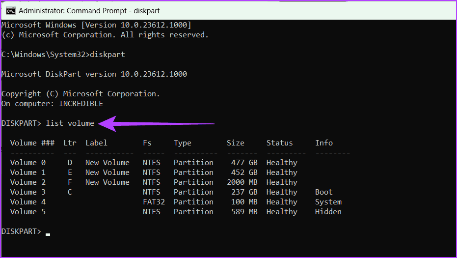 Check-the-available-drives كيفية إخفاء الملفات والمجلدات في Windows 11