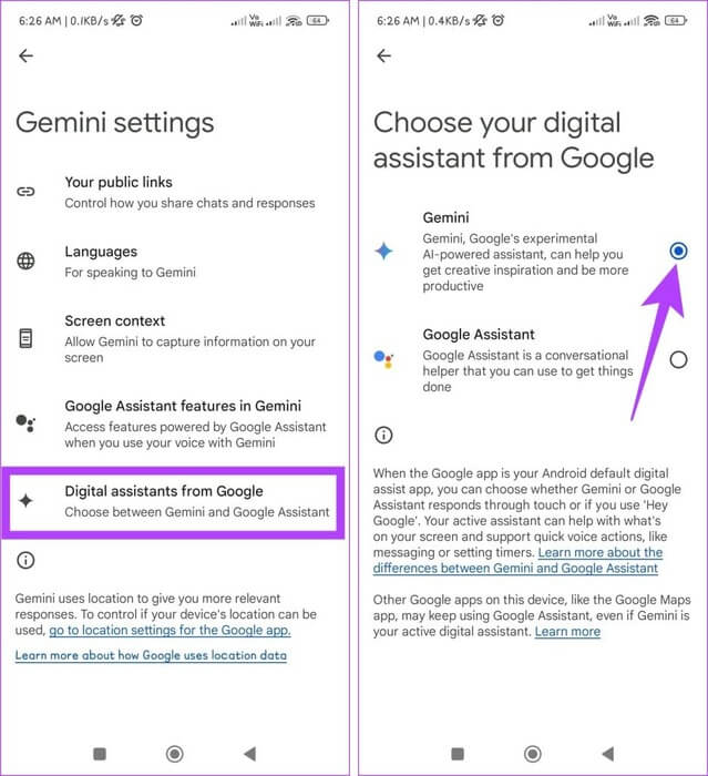 كيفية التبديل من Google Assistant إلى Gemini AI على Android - %categories