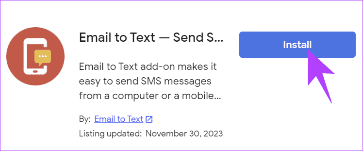 Choose-Install-4 كيفية إعادة توجيه البريد الإلكتروني إلى هاتفك كنص باستخدام Gmail وOutlook