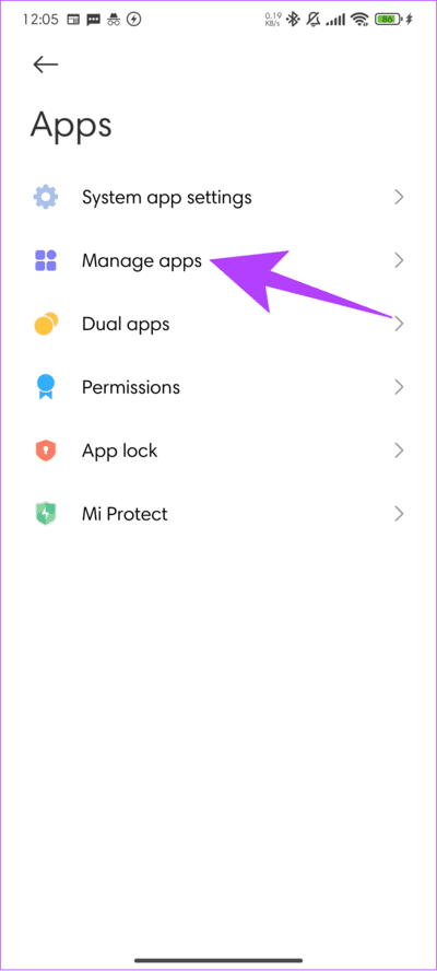 Choose-manage-apps 5 طرق لإصلاح خطأ "عدد كبير جدًا من محاولات تسجيل الدخول" في Tinder