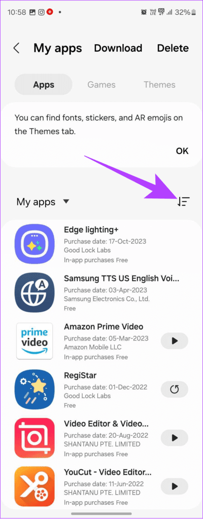Choose-the-filter-button-at-the-top كيفية استرداد التطبيقات والألعاب المحذوفة على Android