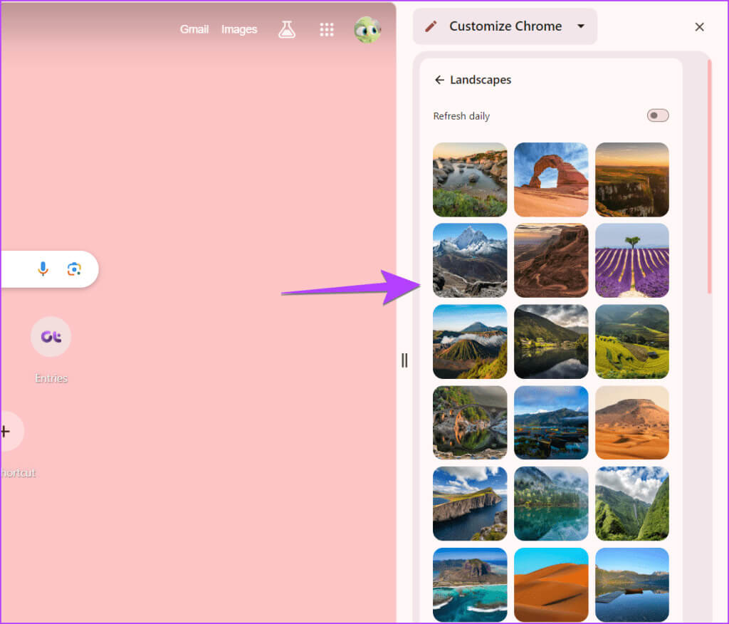 Chrome-New-tab-page-Picture-background-1024x876-1 10 نصائح لتخصيص صفحة Chrome الرئيسية أو صفحة علامة تبويب جديدة