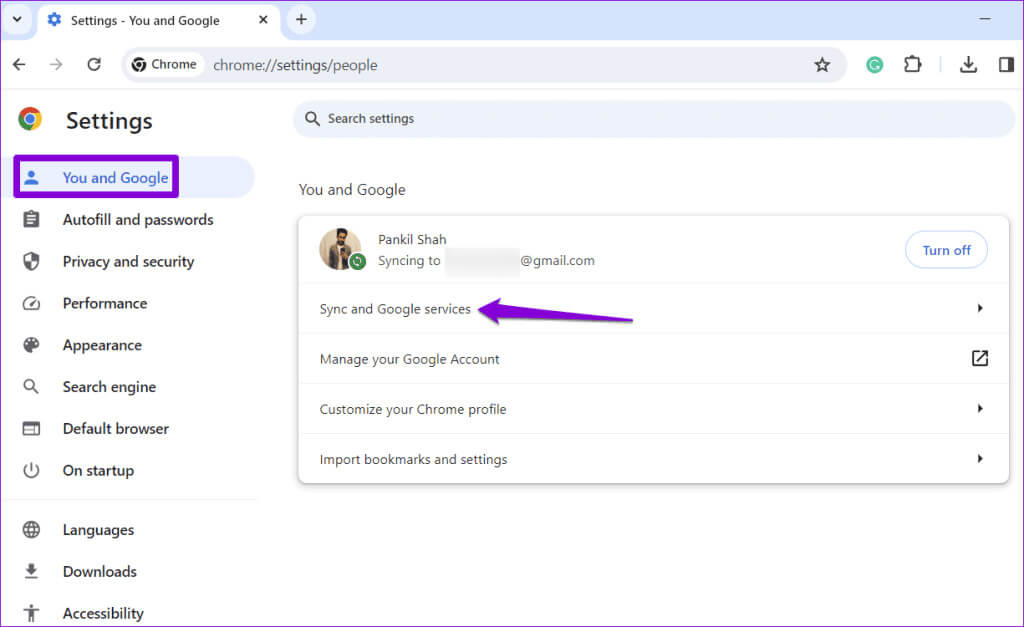 Chrome-Sync-Settings-1024x627-1 أفضل 6 إصلاحات لاستمرار Google Chrome في تغيير السمات