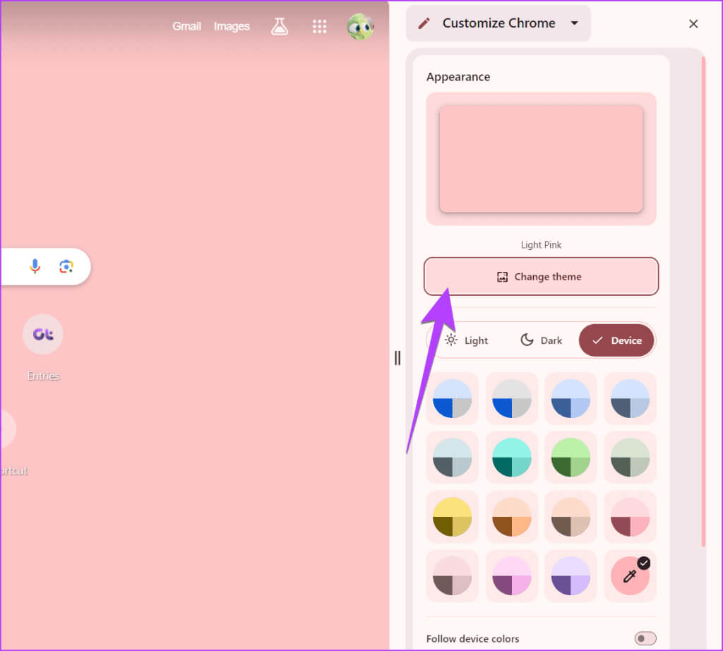 Chrome-new-tab-Theme-1024x922-1 10 نصائح لتخصيص صفحة Chrome الرئيسية أو صفحة علامة تبويب جديدة