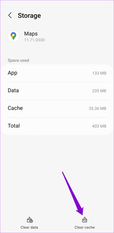Clear-Google-Maps-Cache-750x1536-1 أفضل 7 إصلاحات لعدم ظهور حركة المرور في Google Maps على Android وiPhone