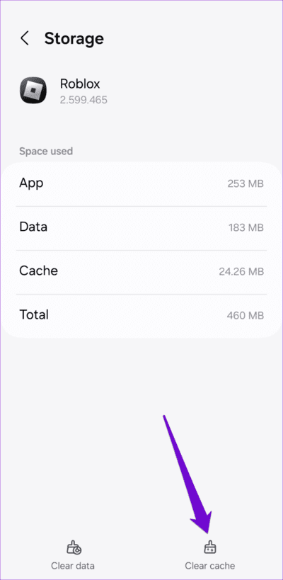 Clear-Roblox-Cache-on-Android-750x1536-1 أفضل 7 إصلاحات لمشكلة الشاشة السوداء في Roblox