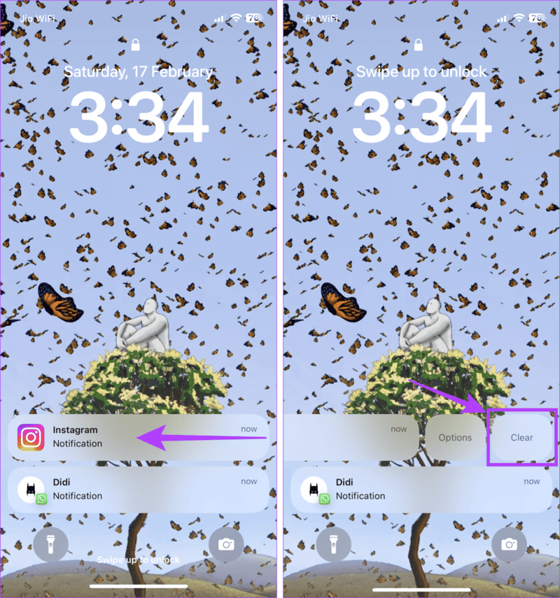 Clear-single-notification-1916x2048-1 كيفية مسح (جميع) الإشعارات على iPhone