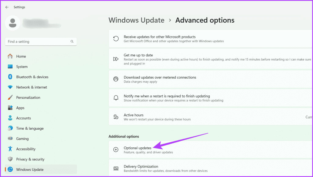 Click-Optional-updates-1024x579-1 10 طرق لإصلاح أخطاء msxml4.dll غير الموجودة أو المفقودة على Windows