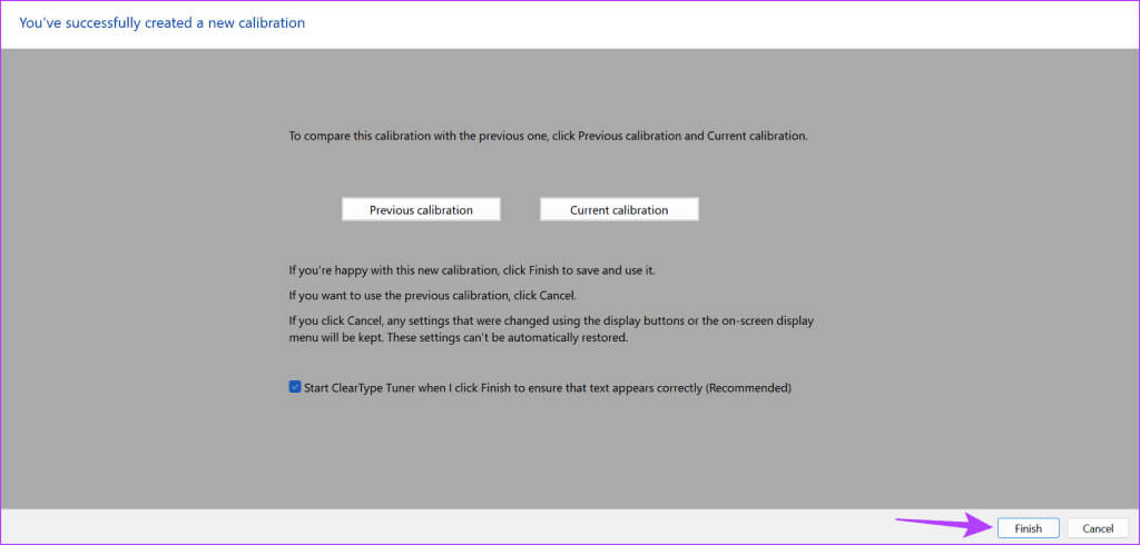 Click-on-Finish-12-1024x490-1 9 طرق لإصلاح مشكلة اللون الأصفر على Windows 11