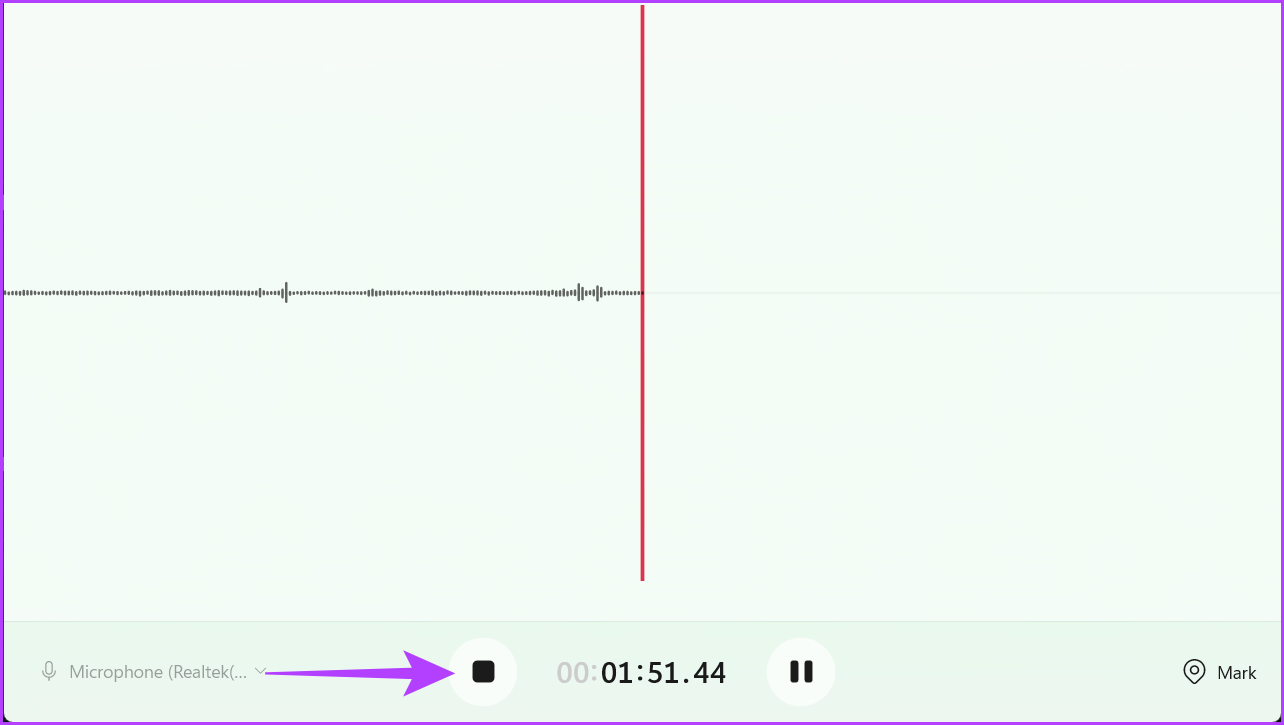Click-the-stop-button 3 طرق لتسجيل الصوت على Windows 11