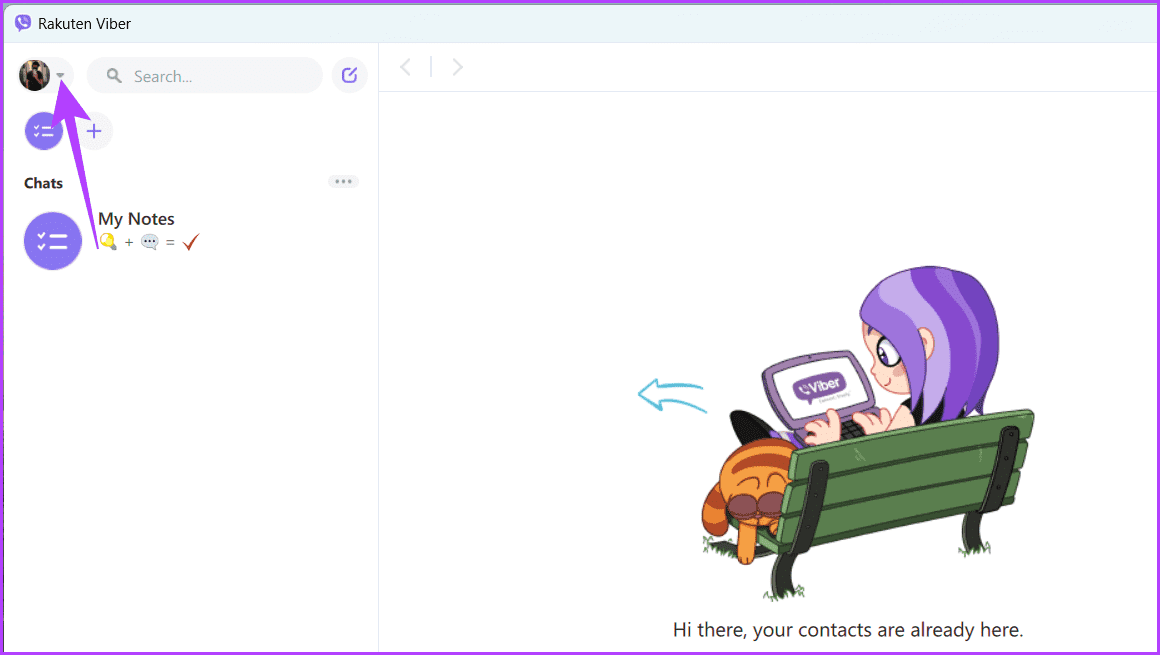 Click-your-Profile-icon-in-the-top-left-corner-of-the-screen كيفية إلغاء تنشيط أو حذف حساب Viber