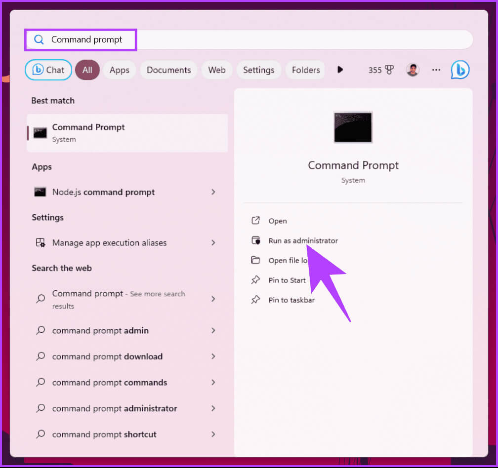 Command-Prompt-3 7 طرق لإصلاح رمز خطأ Steam 107