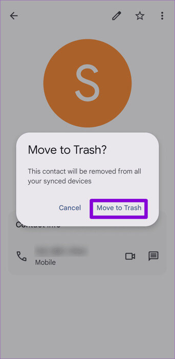Confirm-Delete-Contact-on-Android-500x1024-1 أفضل 6 إصلاحات لعدم إظهار أسماء جهات الاتصال للمكالمات الواردة على Android