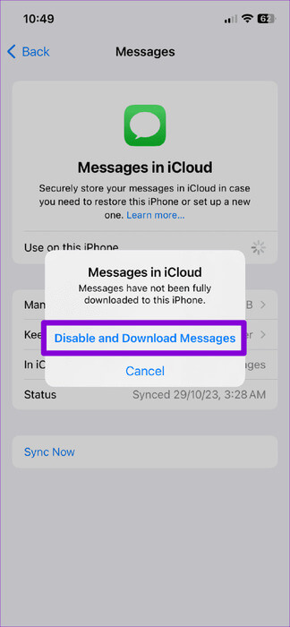 أفضل 7 إصلاحات لمشكلة توقف iPhone عند تنزيل الرسائل من iCloud - %categories