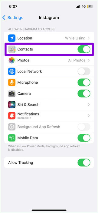 Contacts-Permission-for-Instagram-on-iPhone-1-474x1024-1 أفضل 6 إصلاحات لعدم ظهور جهات اتصال الهاتف في Instagram