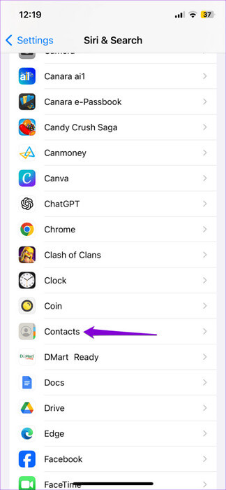 Contacts-Settings-on-iPhone-474x1024-1 أفضل 6 إصلاحات لخطأ "لم يتم حذف جميع جهات الاتصال" على iPhone