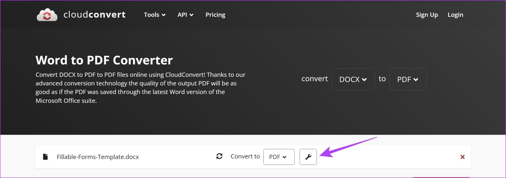 Conversion-Settings-2048x723-1 كيفية حفظ مستند Word كملف PDF على Windows وMac