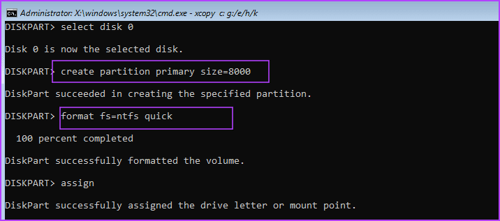 Copy-Files-From-the-USB-to-disk-4 أفضل 6 إصلاحات لخطأ تثبيت Windows "لم نتمكن من إنشاء قسم جديد"