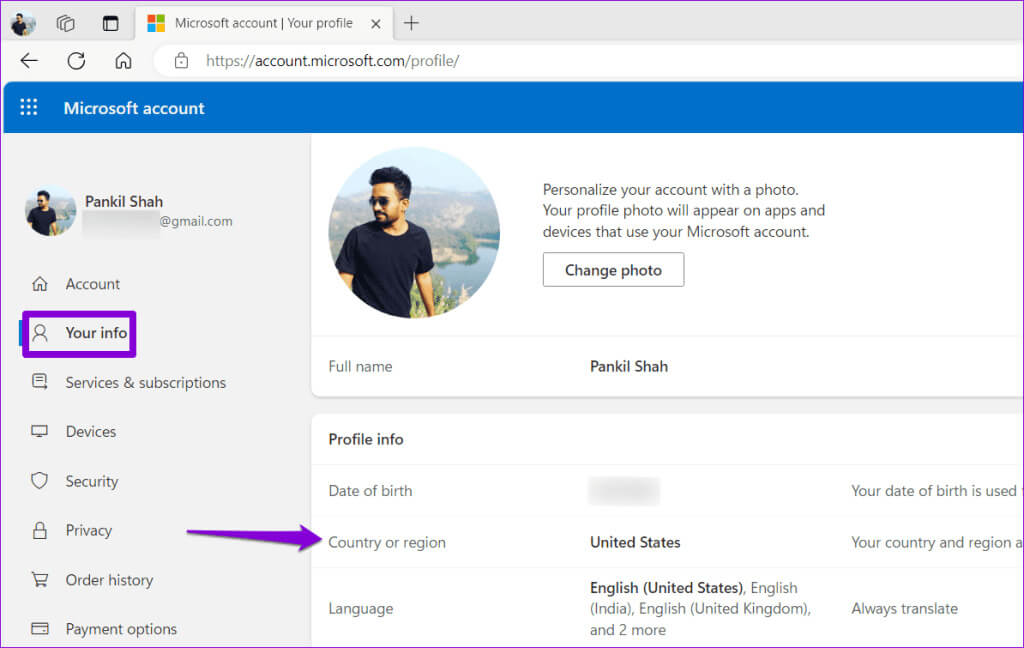 Country-and-Region-on-Microsoft-Account-Online-1024x648-1 أفضل 4 طرق لإصلاح الأحرف الصينية على شاشة قفل Windows