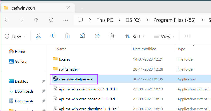 Delete-Steamwebhelper.exe-2 أفضل 8 إصلاحات لخطأ "أحد مكونات Steam المهمة لا تستجيب" في Windows 11