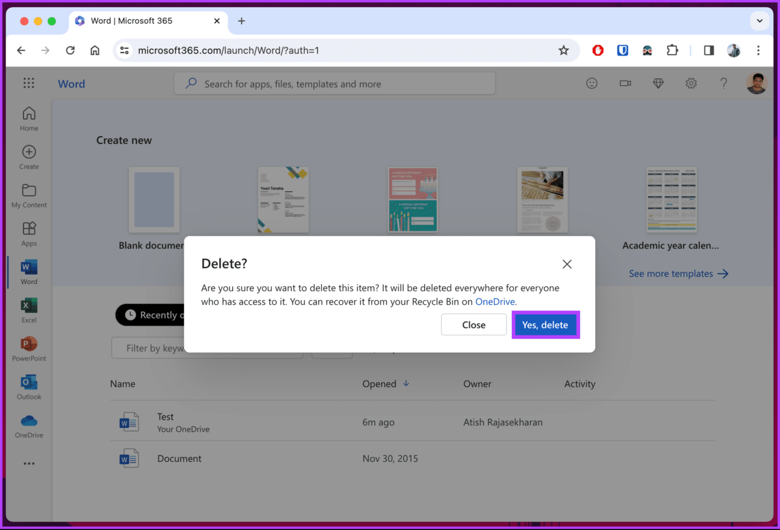 Cara menghapus dokumen Word di desktop, web, dan seluler | Rumah terbaik
