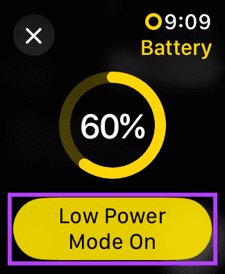 Disable-Low-Power-Mode-6 7 طرق لإصلاح عدم عمل تتبع الدورة الشهرية على Apple Watch