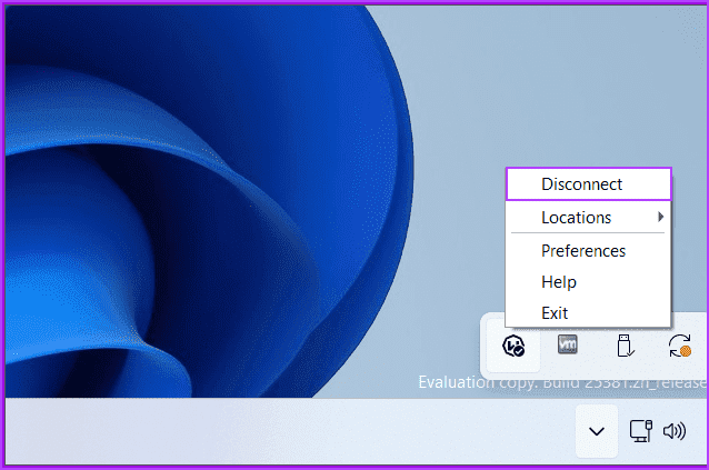 Disable-VPN-Connection-2 أفضل 9 طرق لإصلاح "رمز خطأ Roblox 524" في Windows 11