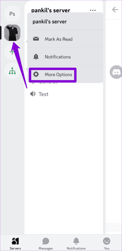 Discord-Server-Options-on-Mobile-750x1536-1 أفضل 6 طرق لإصلاح عدم عمل دعوة Discord