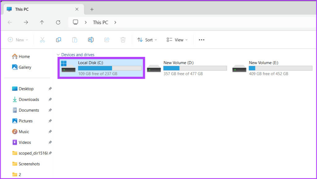 Double-click-on-Local-Disk-C-1024x579-1 كيفية تحديد موقع ملف المضيفين وتحريره على Windows
