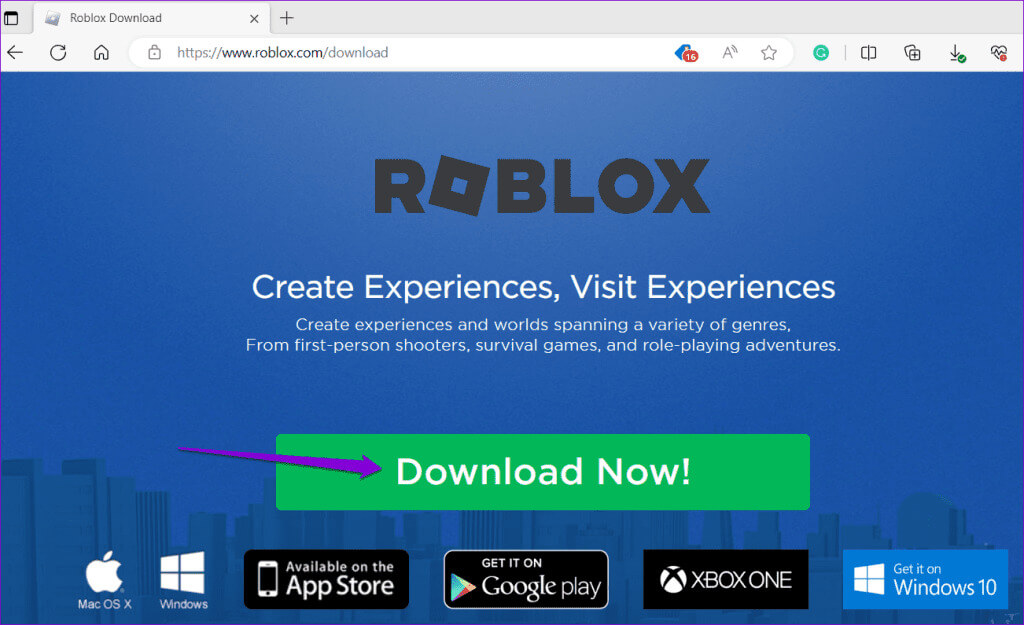 Download-Roblox-on-Windows-1024x625-1 أفضل 5 إصلاحات لخروج مؤشر Roblox من الشاشة على Windows