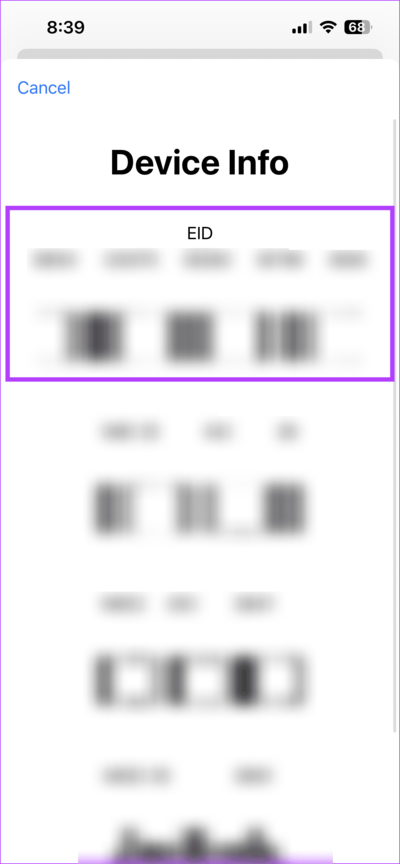 EID-number-iPhone ما هو رقم EID على iPhone وكيف يمكنك العثور عليه