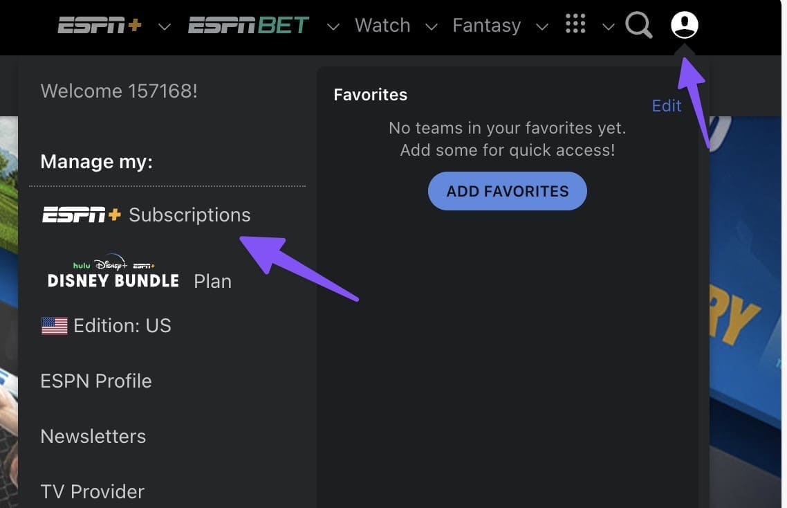 ESPN-Account-details-1 أفضل 10 طرق لإصلاح عدم عمل ESPN على FireStick
