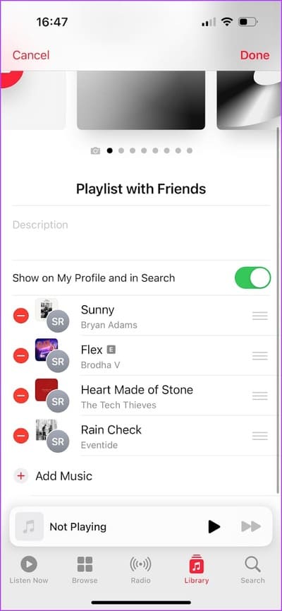 Edit-Playlist-2 iOS 17.3: كيفية إنشاء قائمة تشغيل مشتركة على Apple Music على iPhone