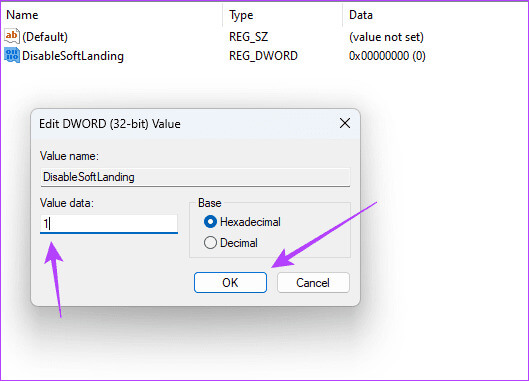 Editing-value-data أفضل 5 طرق لتعطيل النصائح والاقتراحات على Windows 11