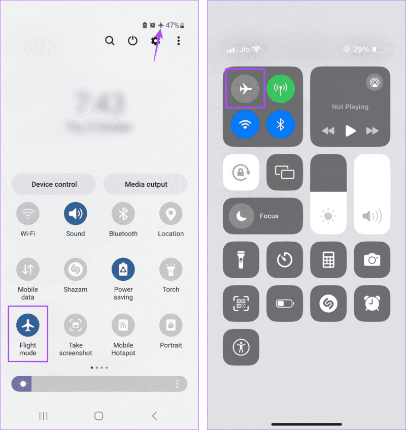 Enable-Airplane-Mode-3 كيفية رؤية رسائل Instagram دون إيصال القراءة