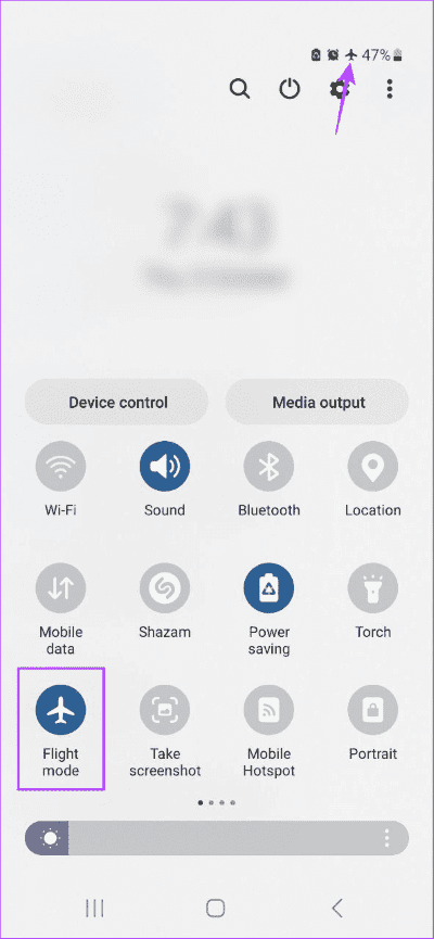 Enable-Airplane-Mode-Android 10 طرق لإصلاح مشكلة انقطاع المكالمات على هواتف Samsung Galaxy