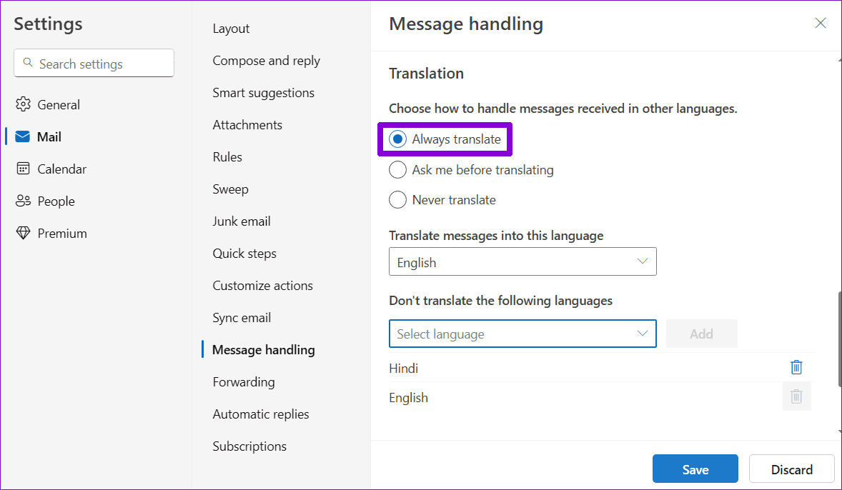 Enable-Automatic-Translation-in-Outlook-for-Web كيفية ترجمة رسائل البريد الإلكتروني في Microsoft Outlook