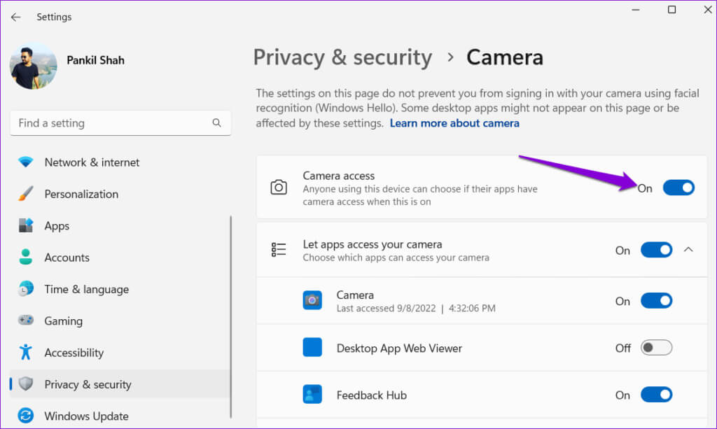 Enable-or-Disable-Camera-Access-for-Apps-on-Windows-11-1024x613-1 أفضل 6 إصلاحات لخطأ "حدث خطأ ما" على Windows Hello